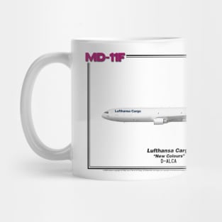 McDonnell Douglas MD-11F - Lufthansa Cargo "New Colours" (Art Print) Mug